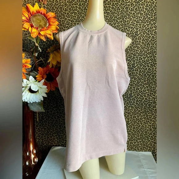 🦋B2G1🦋AMERICAN APPAREL Dusty Pink Cotton Blend Tank Top | SMALL | - Picture 1 of 8